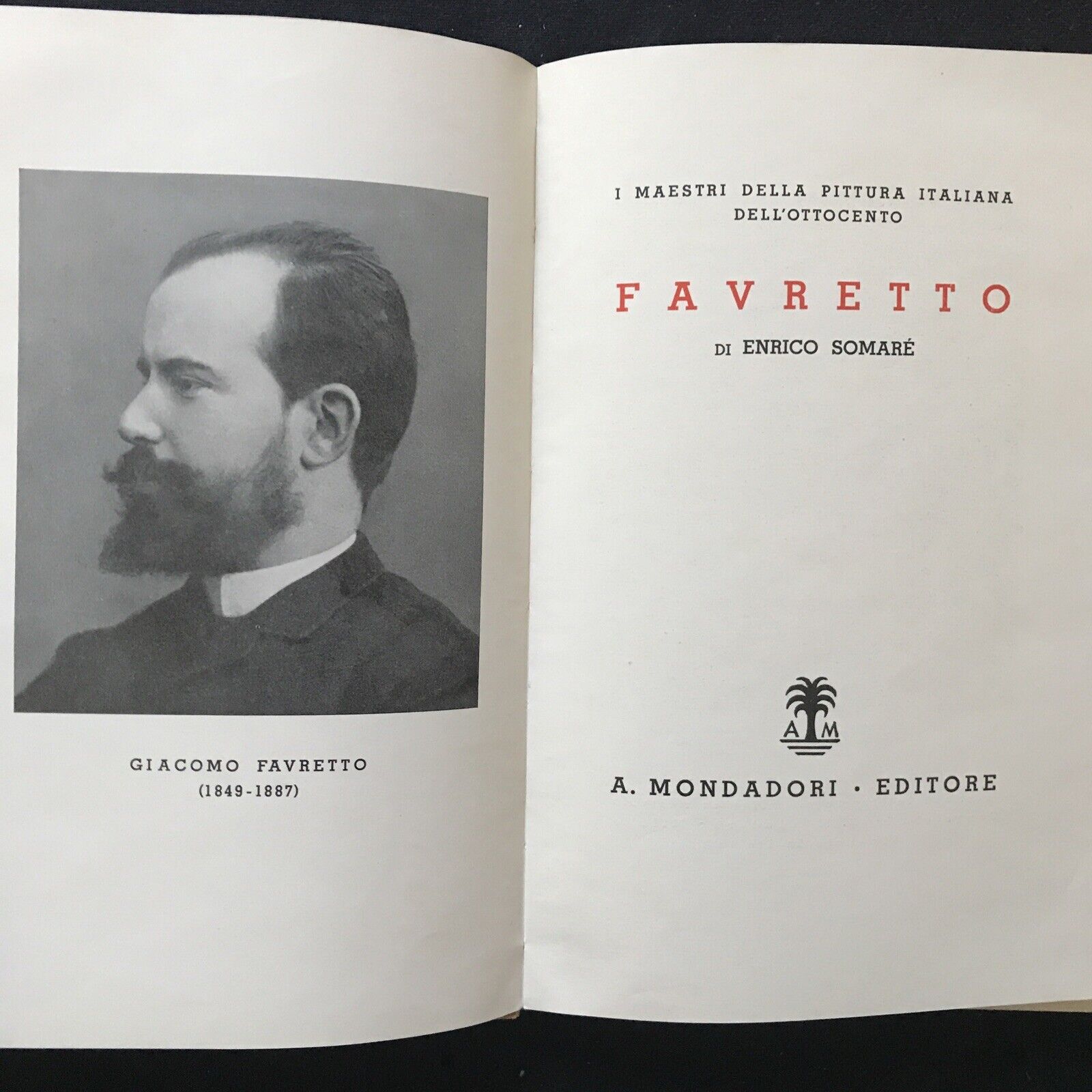 GIACOMO FAVRETTO, Enrico Somaré, Mondadori