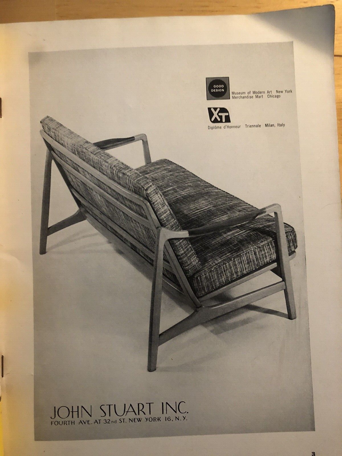 INTERIORS MAGAZINE april 1955 Olga Gueft - Interiors, design, architecture
