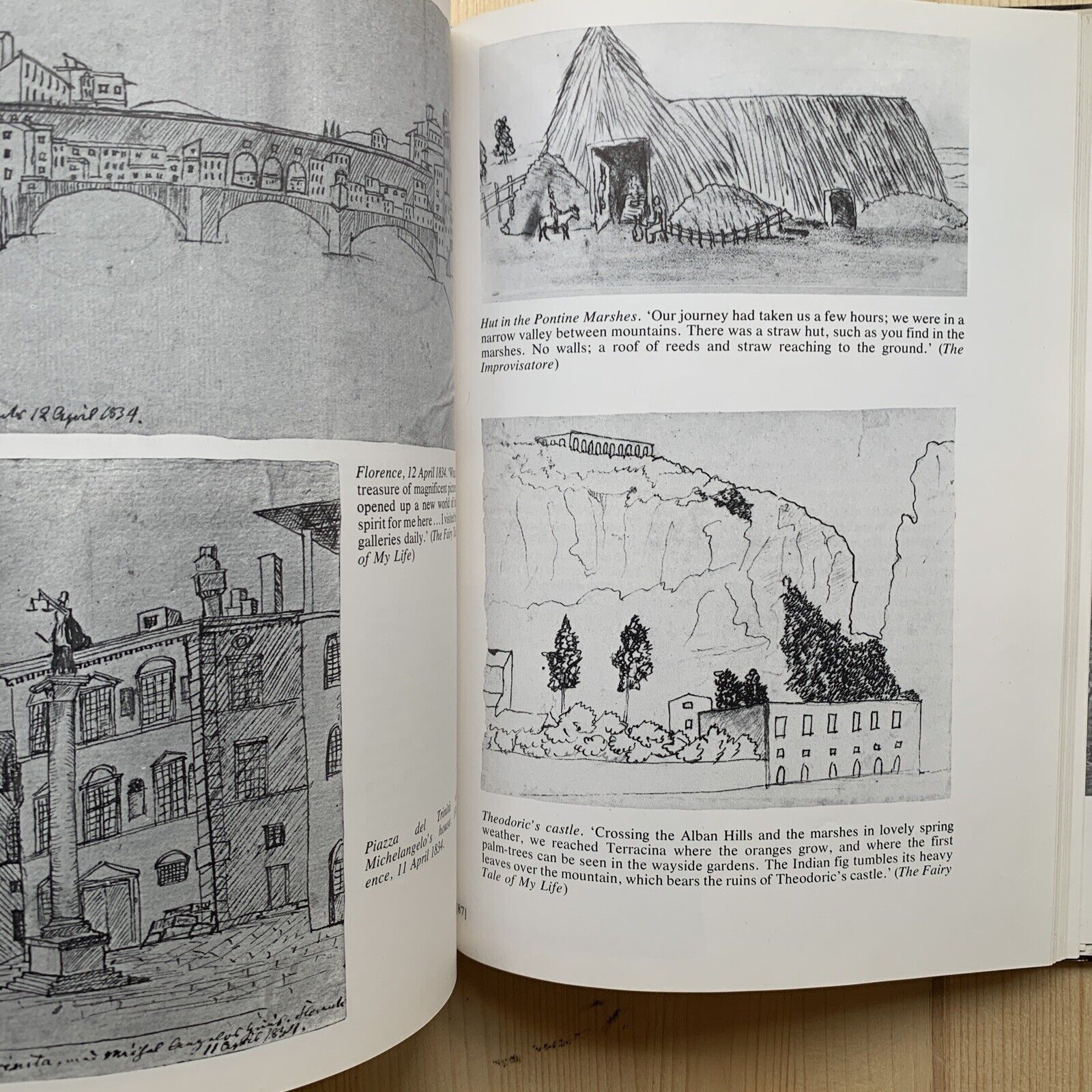 HANS CHRISTIAN ANDERSEN as an artist. Kjeld Heltoft 1977 #