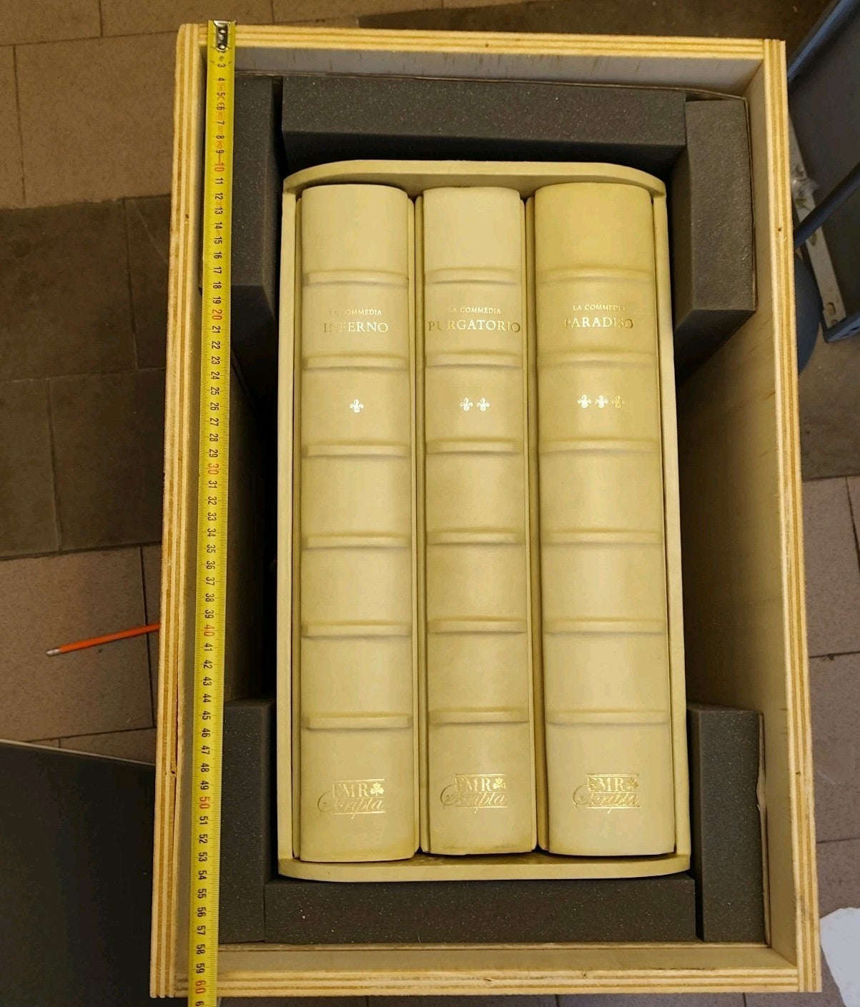 La divina Commedia FMR SCRIPTA edizione lusso pelle grande formato cofanetto 