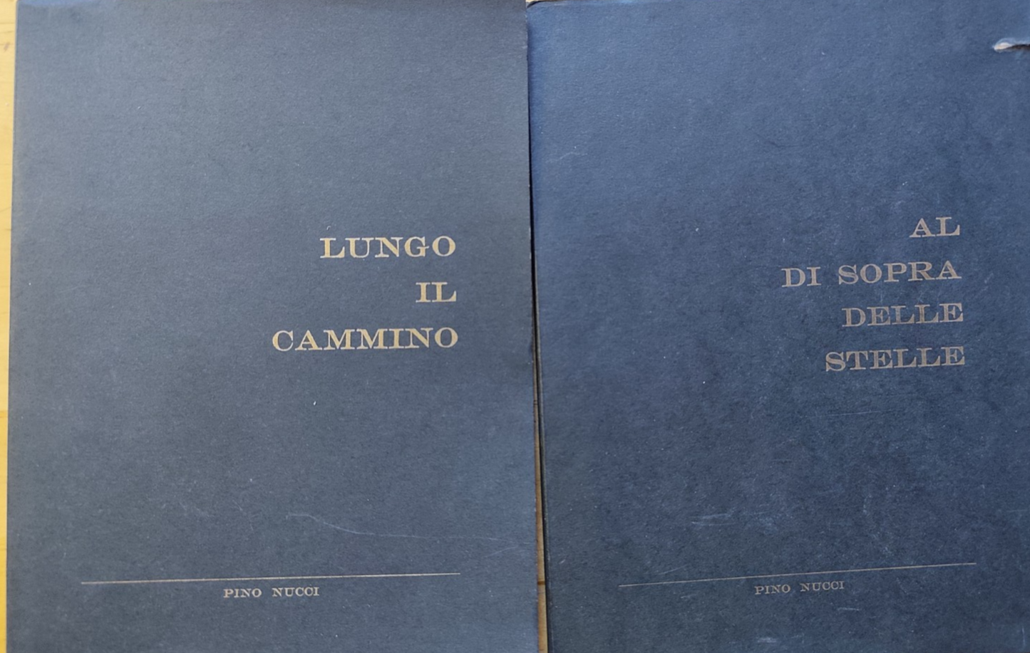 Pino Nucci - poesia, lungo il cammino, al di sopra delle stelle. 1975/76