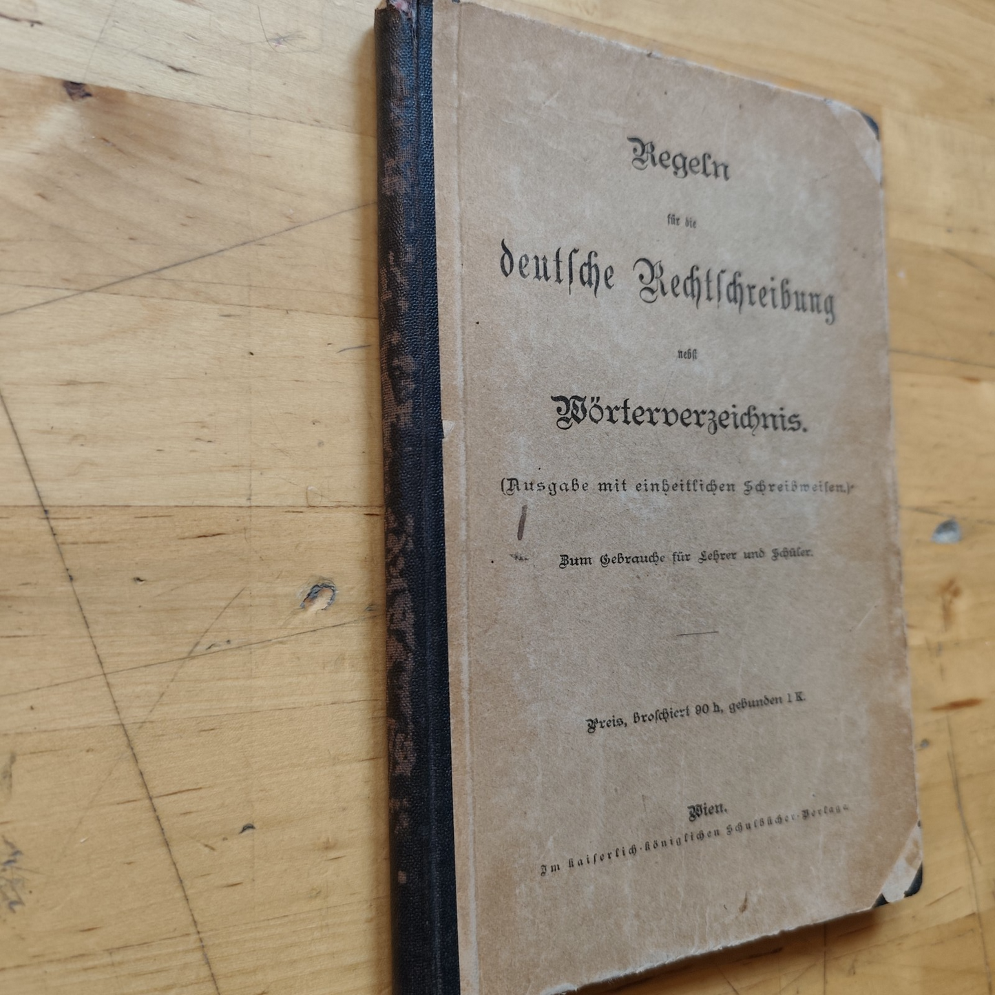 Regeln für die deutsche Rechtschreibung nebst Wörterverzeichnis 1905