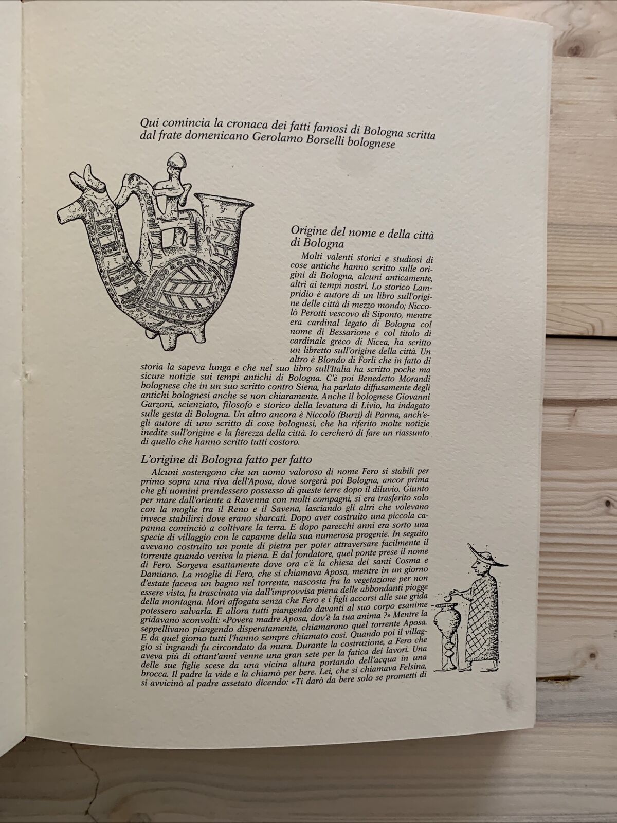 BOLOGNA ANNO PER ANNO - cronaca medievale di Fra' Gerolamo Borselli. Costa 1988