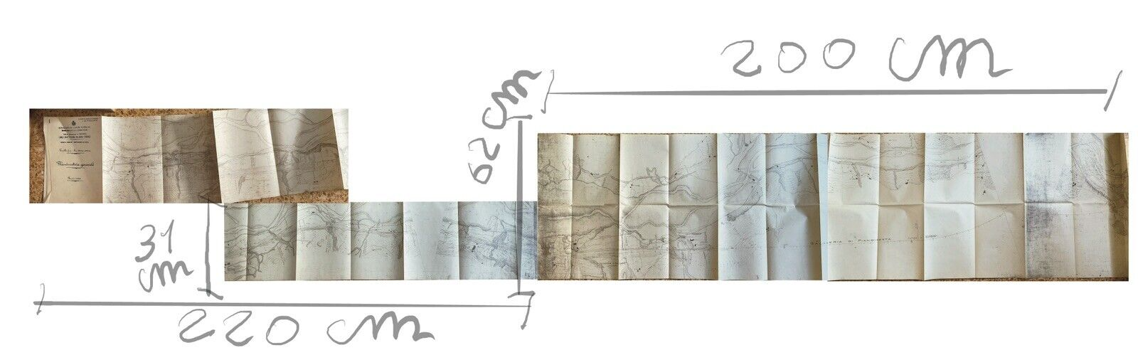 FERROVIE linea Bologna Firenze, Pianoro Castiglione dei Pepoli, planimetria 1930