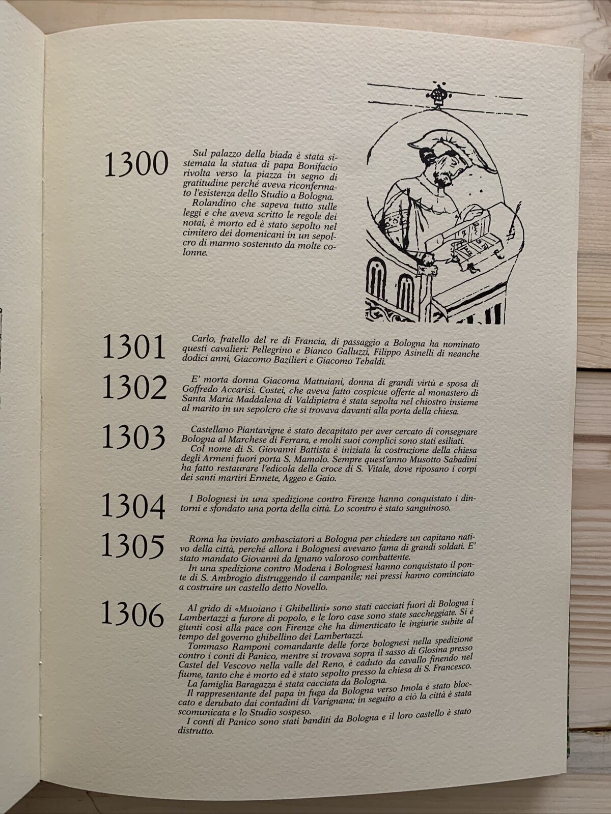 BOLOGNA ANNO PER ANNO - cronaca medievale di Fra' Gerolamo Borselli. Costa 1988