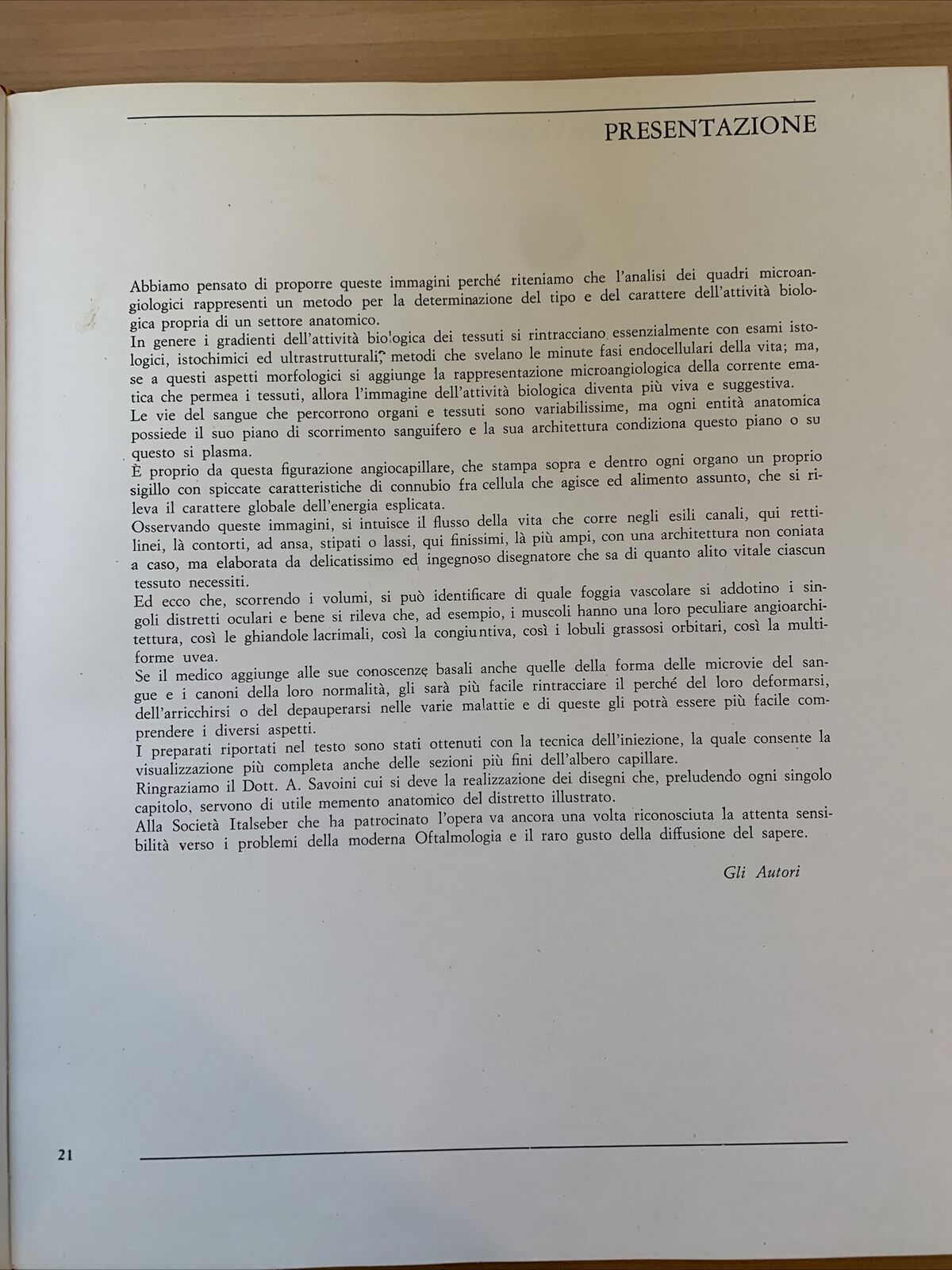 L'OCCHIO - parte terza volume primo. microvascolarizzazione. Morone, Ottaviani