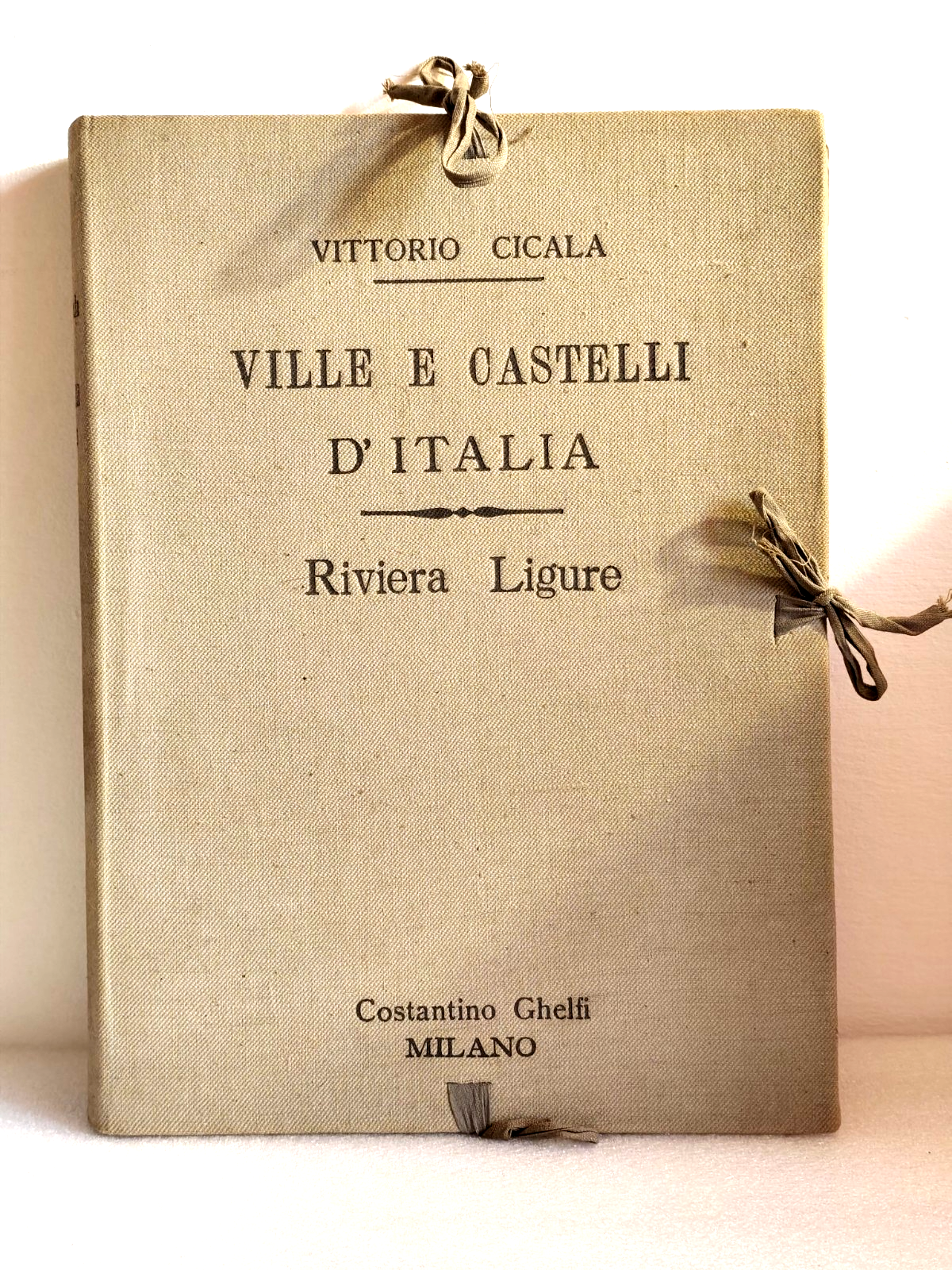 Ville e Castelli d'Italia, Riviera Ligure, Vittorio Cicala 1917, Gustavo Modiano