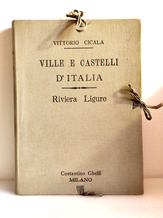 Ville e Castelli d'Italia, Riviera Ligure, Vittorio Cicala 1917, Gustavo Modiano