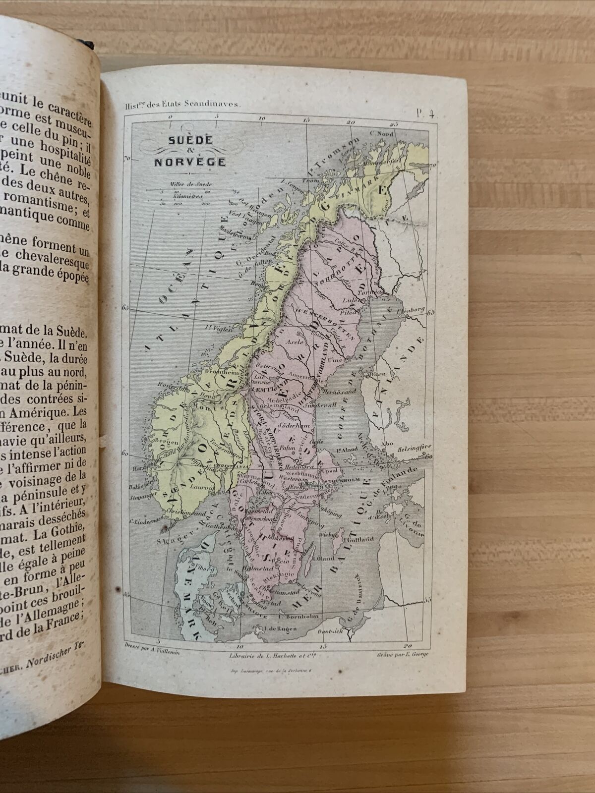 Histoire des États Scandinaves - Suede, Norvége, Dane A. Geffroy. Hachette 1851