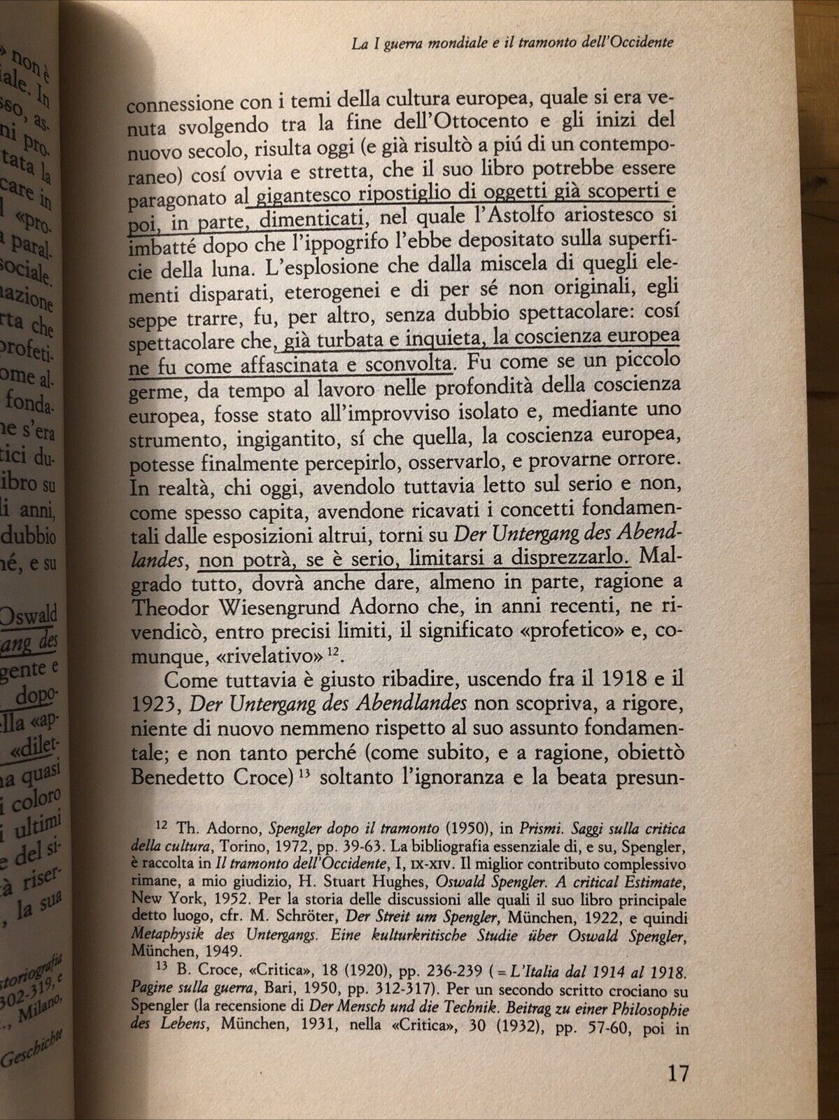 Tramonto di un mito  - Gennaro Sasso, il Mulino 1984