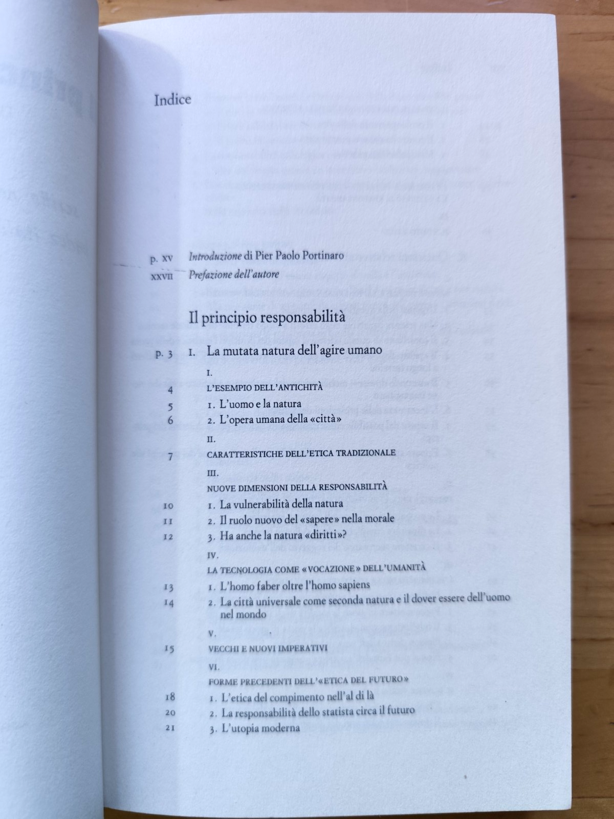 Il principio responsabilità - Jonas, Einaudi Paperbacks filosofia 1993