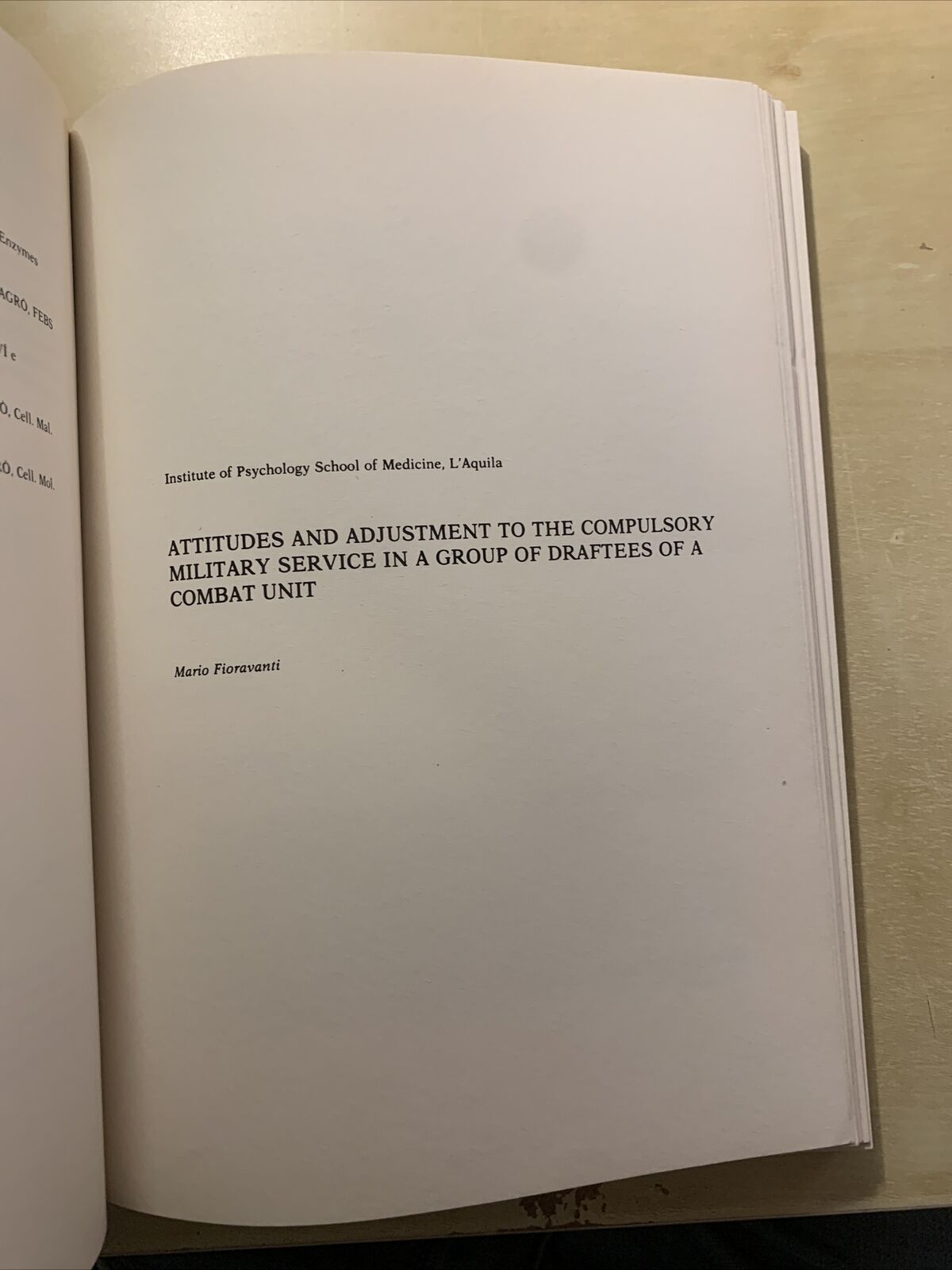 Omaggio a Paride Stefanini - Istituto Universitario di Medicina e Chirurgia 1982