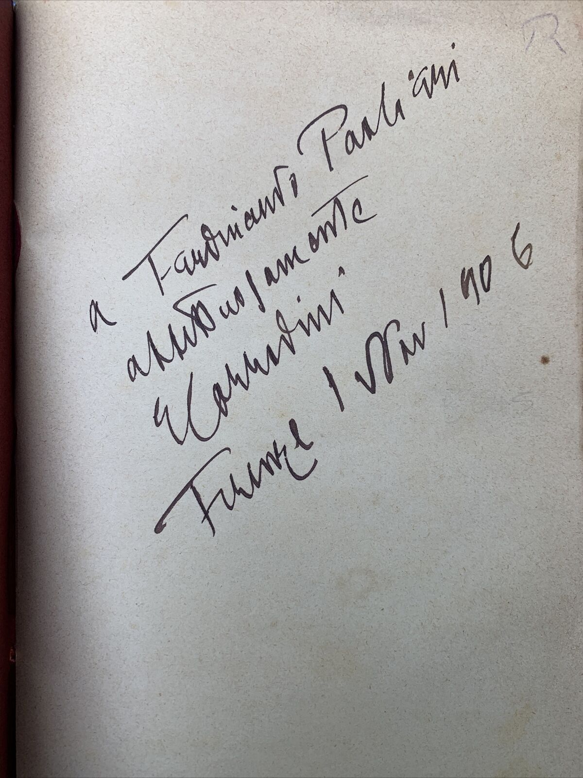 LA VITA NAZIONALE - ENRICO CORRADINI 1907 **RARO autografato dall'autore** #