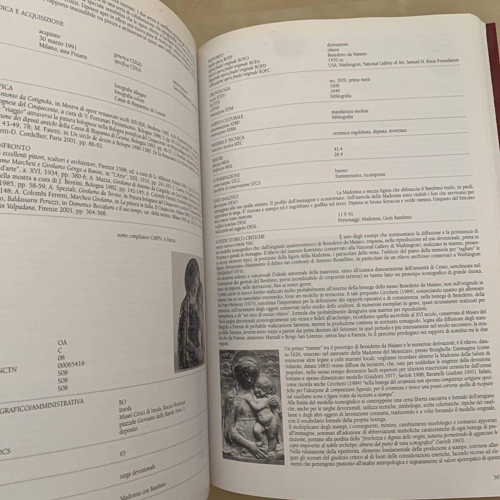 LO SPAZIO IL TEMPO LE OPERE Il catalogo del Patrimonio culturale. Silvana 2001 #