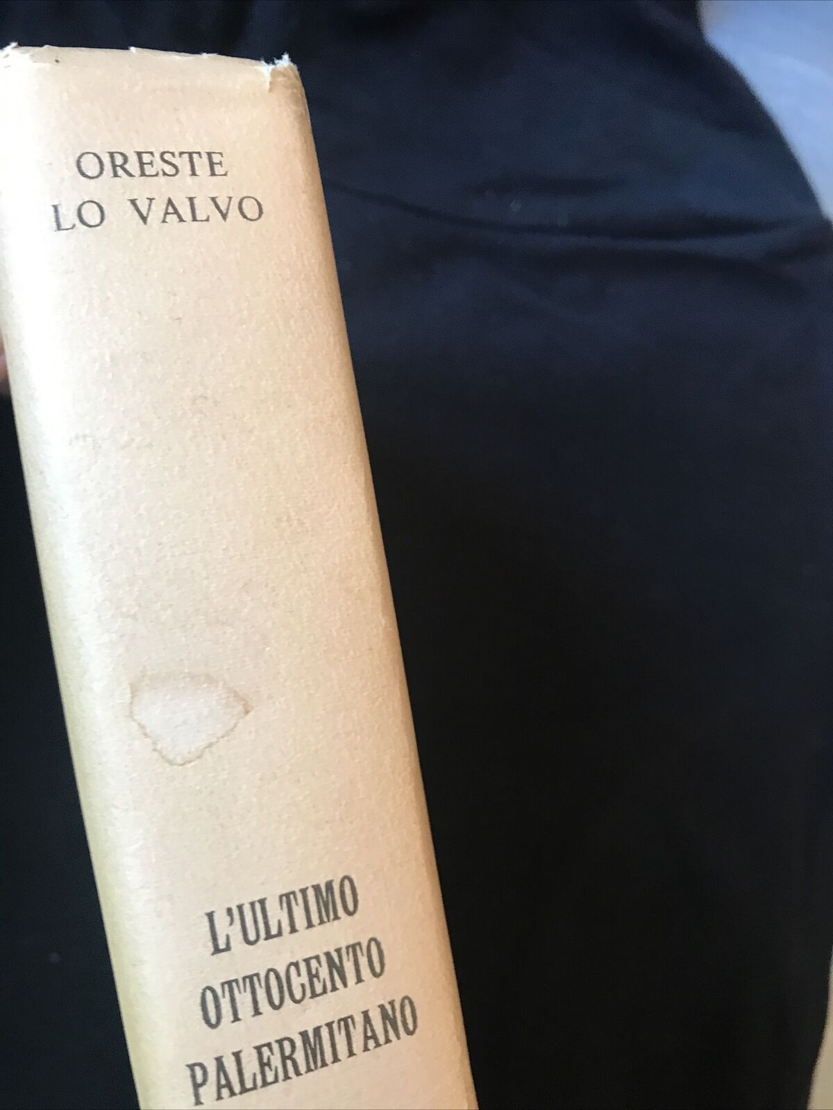Oreste Lo Valvo L'ULTIMO OTTOCENTO PALERMITANO Edizioni Ristampe Siciliane 1986