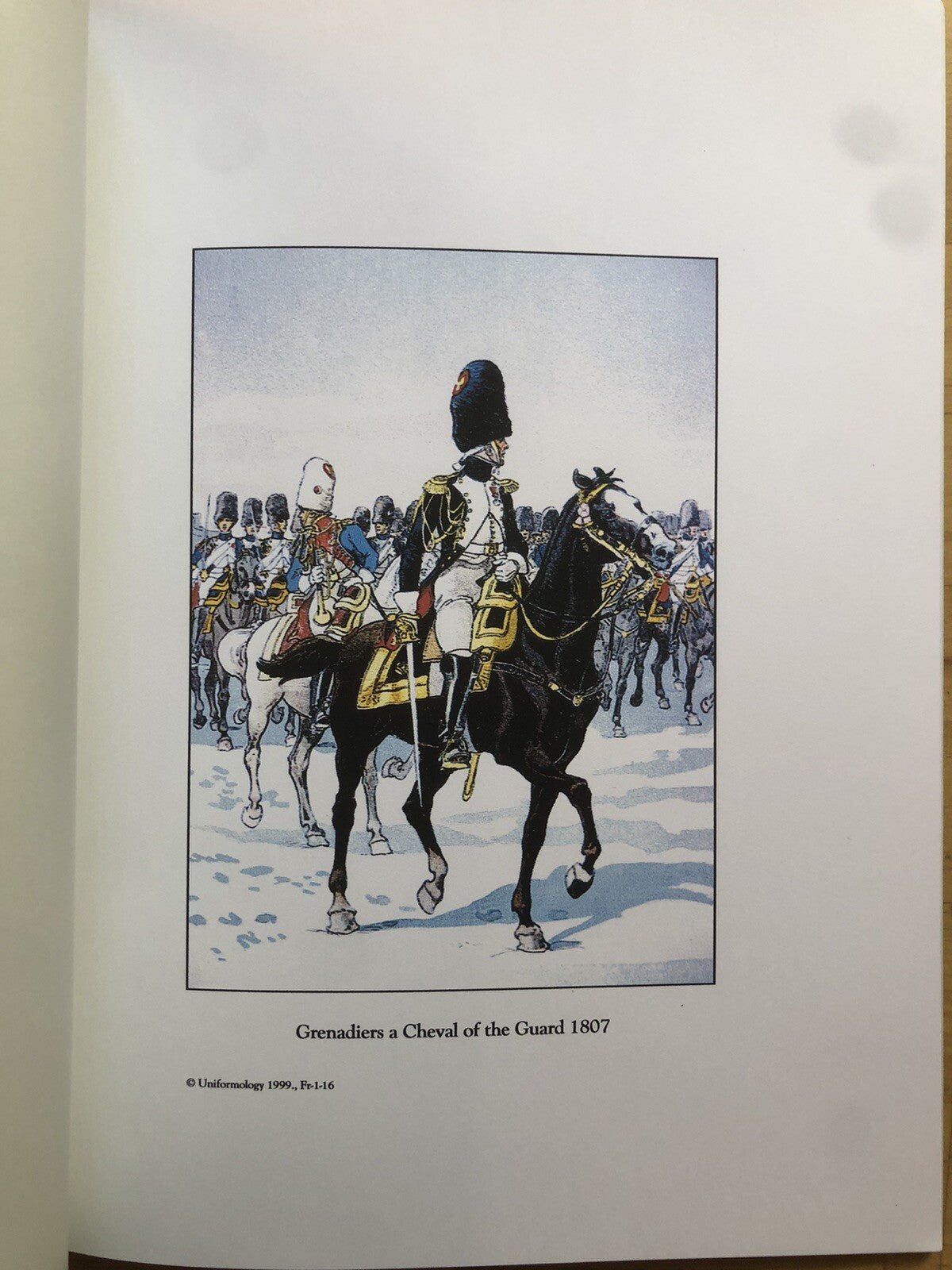 French army of the first empire, Taconville's 23 full color plates