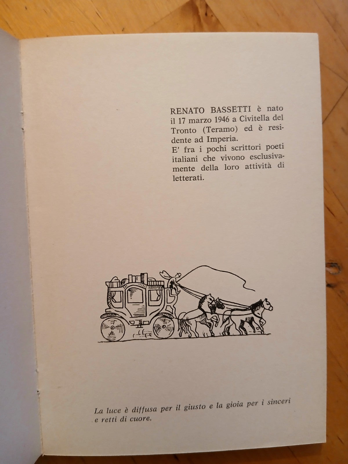 Il trionfo del bene sul male. Renato Bassetti - associazione filantropica della