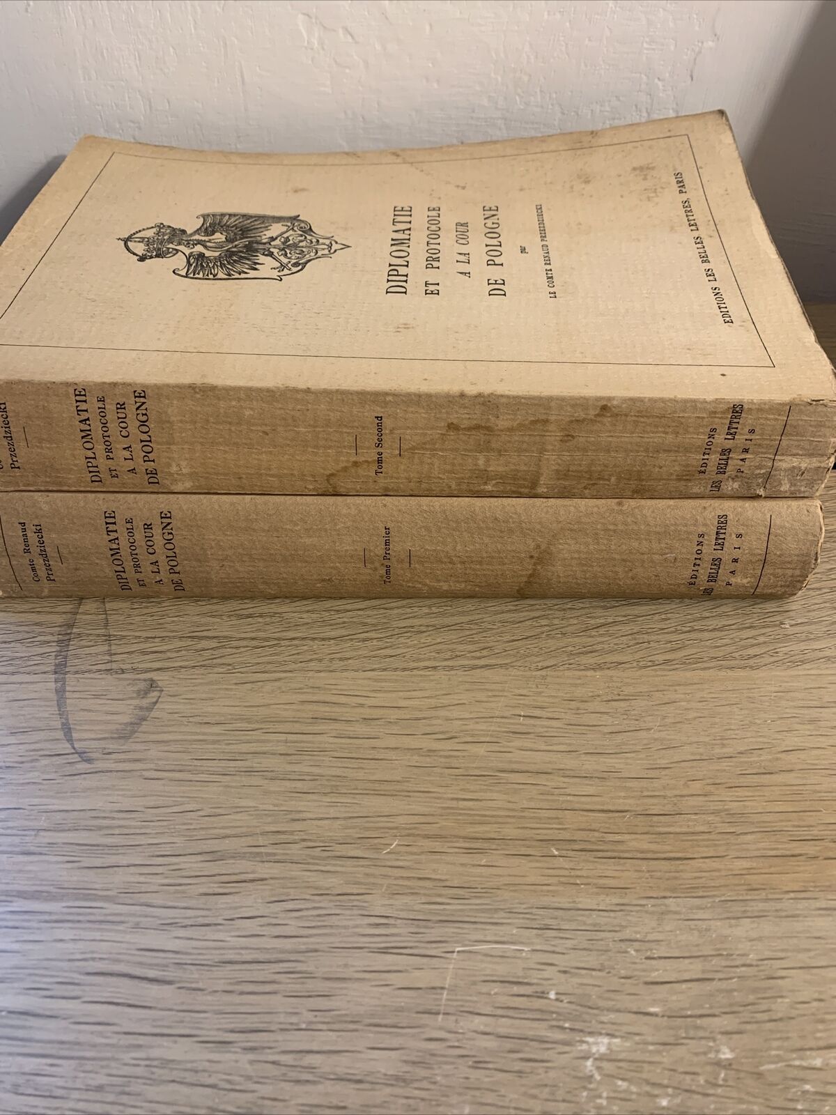 Diplomatie et protocole a la cour de Pologne, Renaud Przezdziecki. 1937