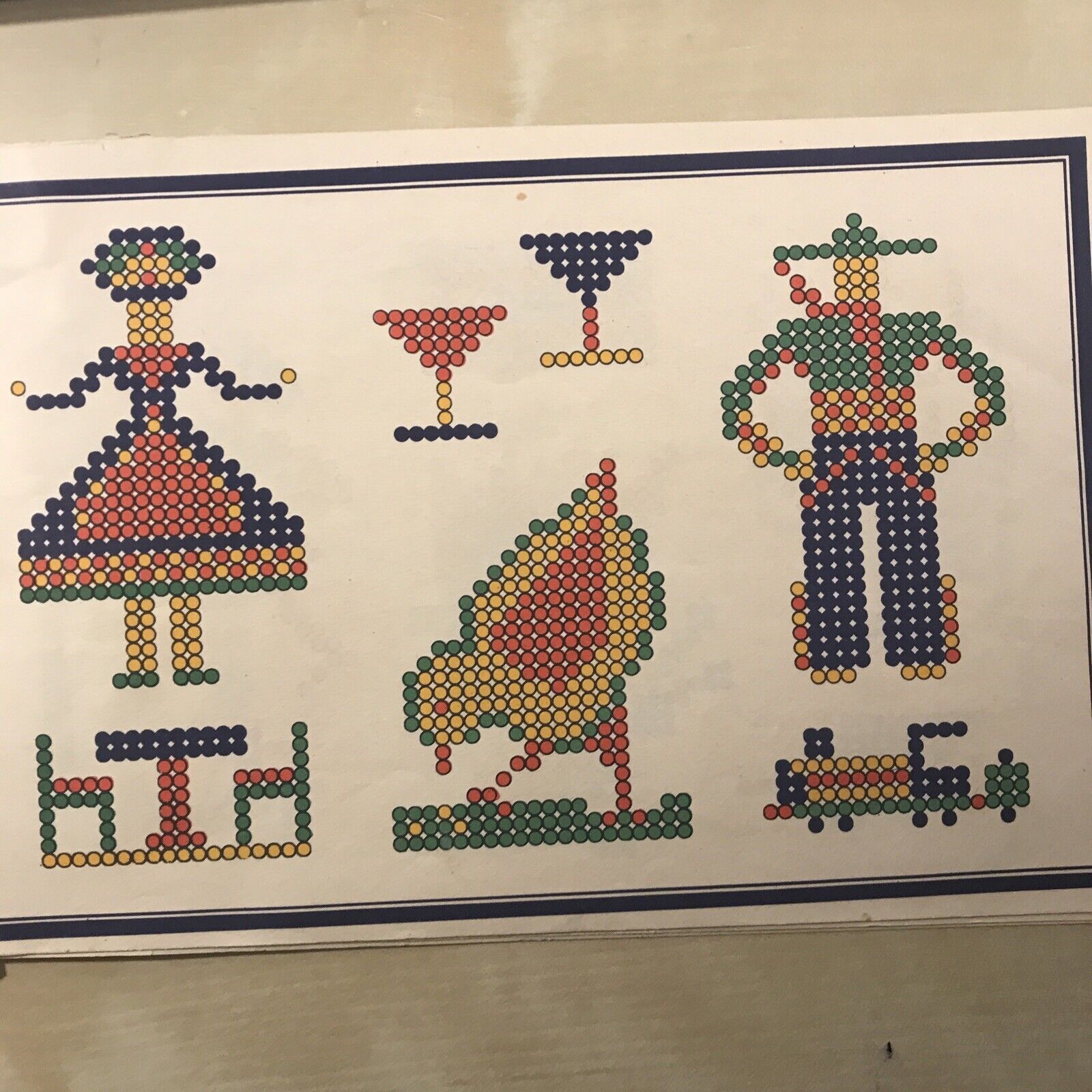 Catalogo illustrato Coloredo Quercetti, Mosaico multicolore per bimbi