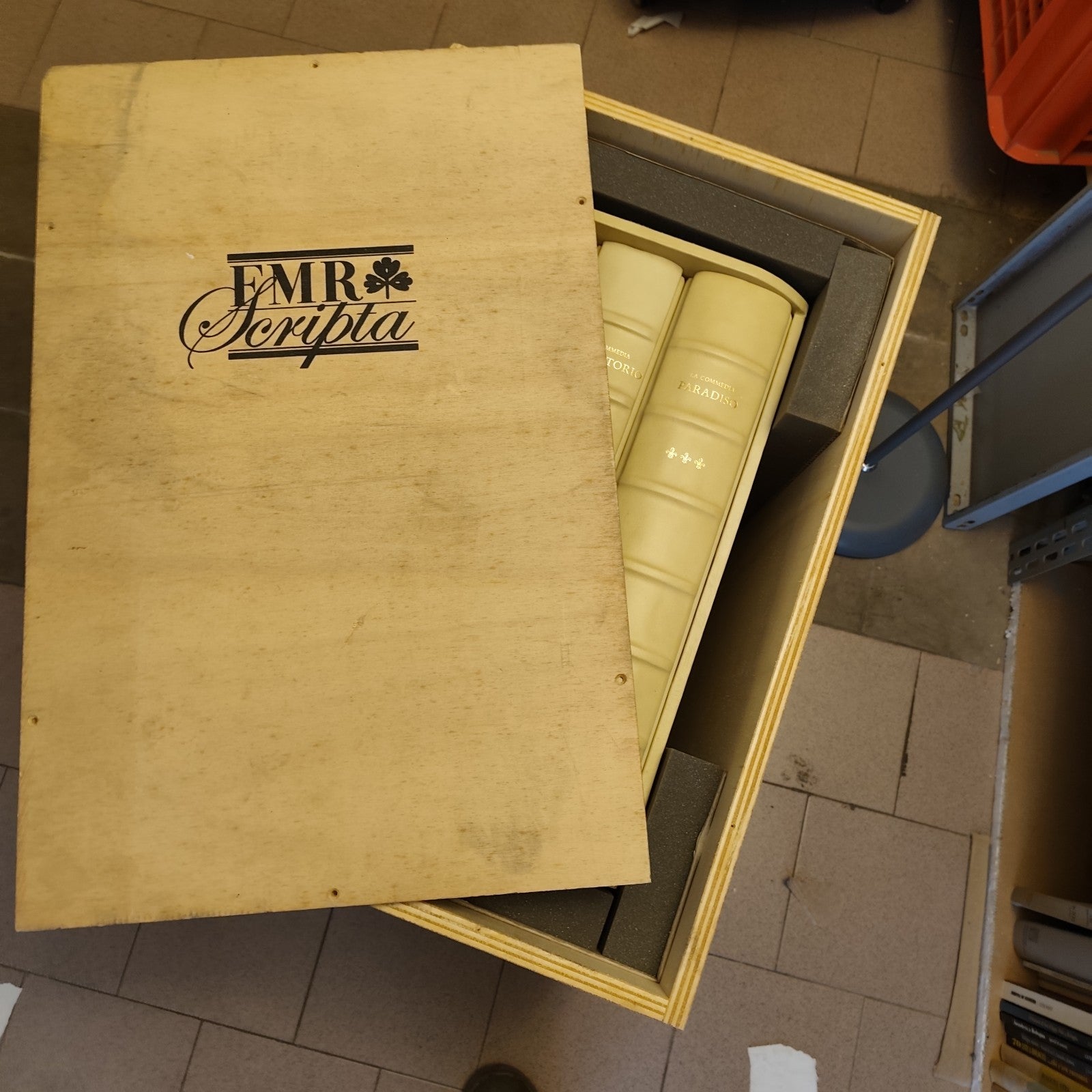 La divina Commedia FMR SCRIPTA edizione lusso pelle grande formato cofanetto 