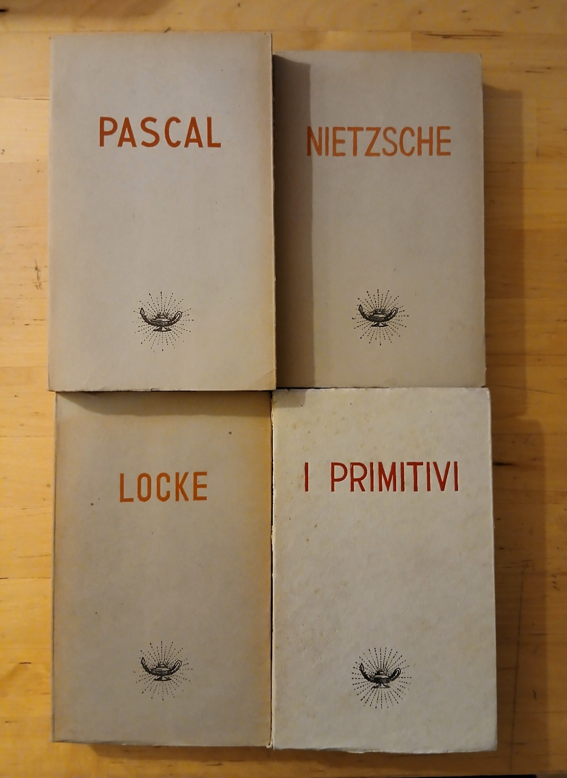 I Filosofi - Garzanti Filosofia. Pascal, Locke, Nietzche, I primitivi - anni '40