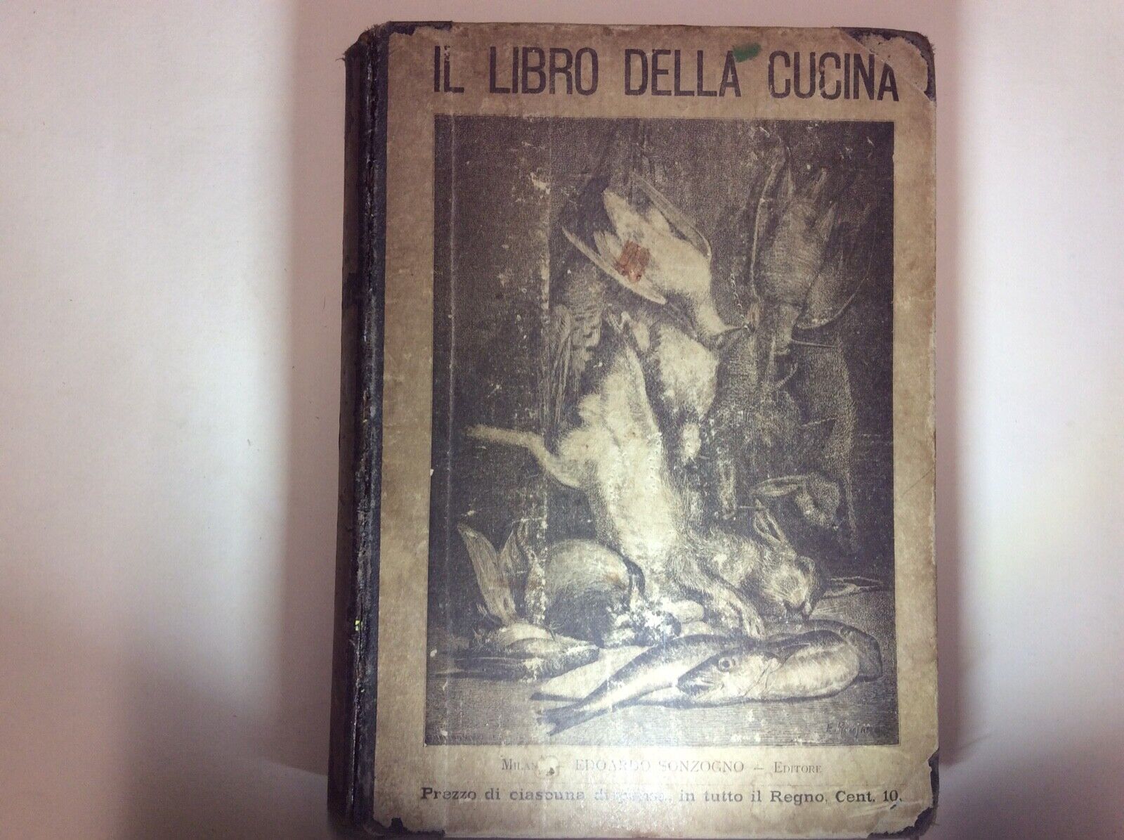 IL LIBRO DELLA CUCINA, GIULIO GOUFFÉ, SONZOGNO EDITORE, 1895