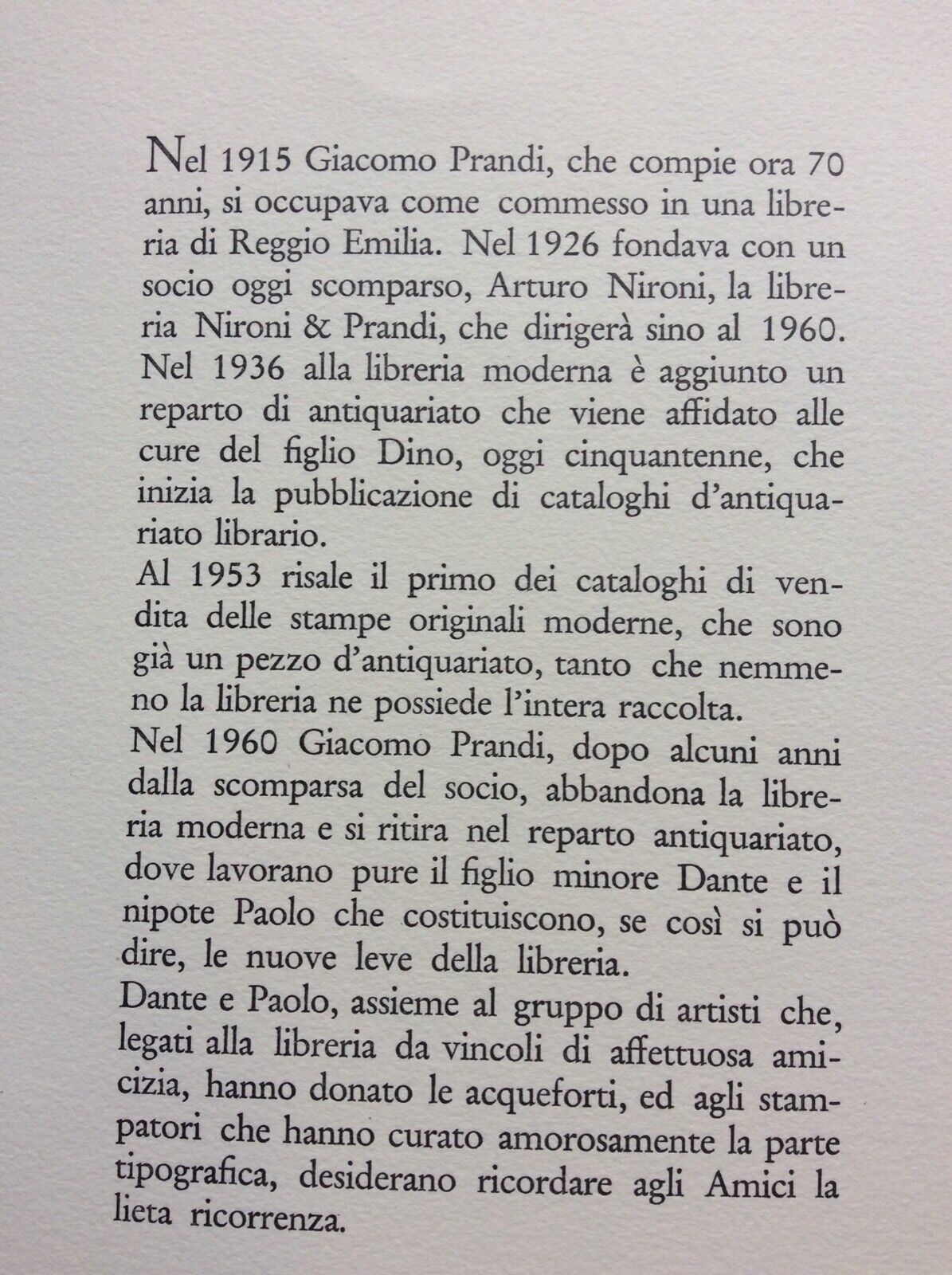MACCARI, MANARESI, MATTIOLI.DIECI INCISIONI, ACQUEFORTI, LIBRERIA PRANDI 1965