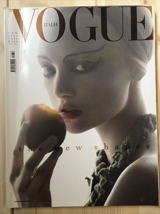 VOGUE ITALIA APRILE 2005 N. 656 ALBERTA FERRETTI The new shapes
