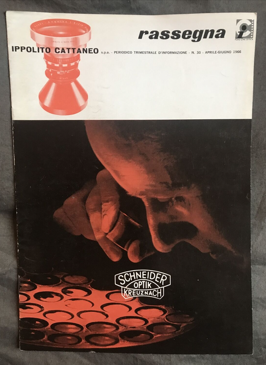 RASSEGNA, IPPOLITO CATTANEO rivista - N. 30, 1966 giugno - Fotografia strumenti