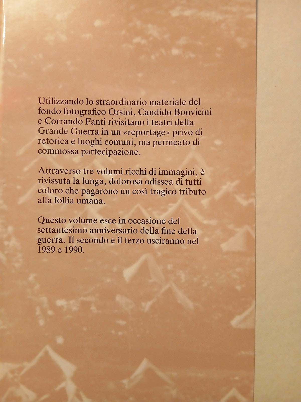 Inedito dal fronte 1915-1918 - Europrom ed - Prima guerra mondiale - Fotografia