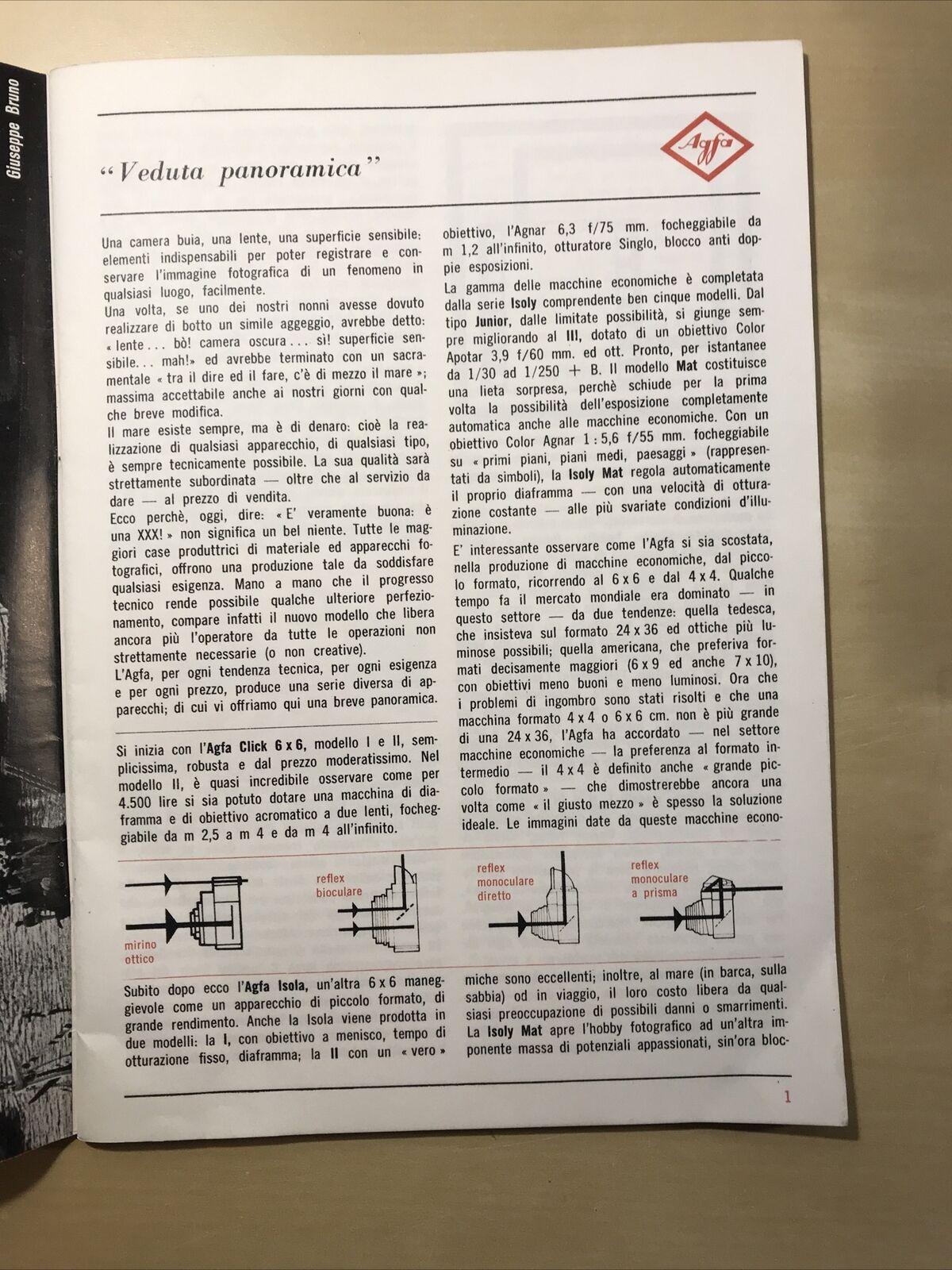 AGFA CATALOGO 62 -  FOTOGRAFIA 1962
