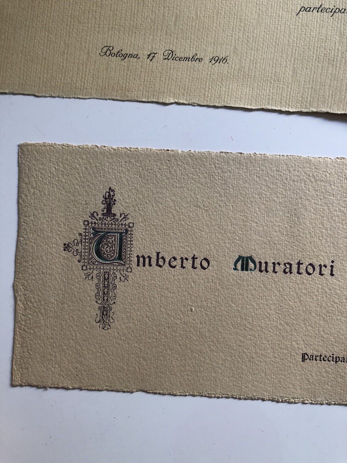 BIGLIETTI INVITO MATRIMONIO 1916 - 1924 -1921