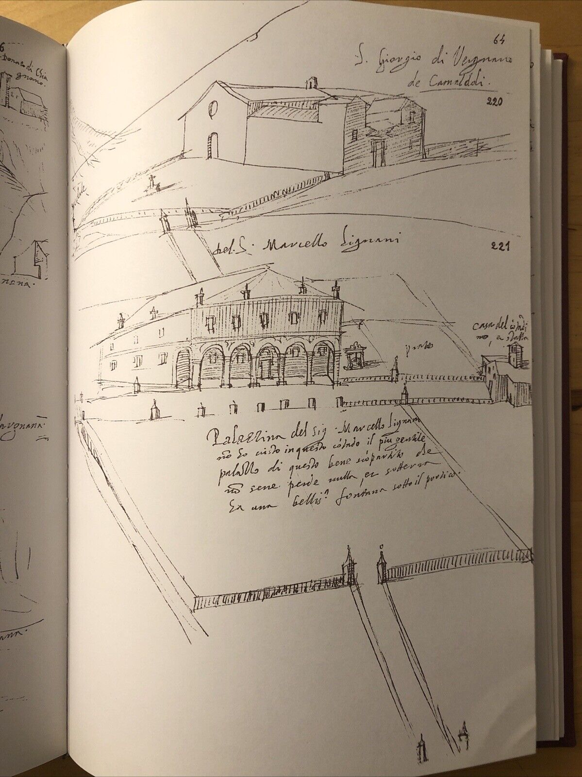 Ville Castelli e chiese Bolognesi da un libro di disegni del cinquecento. Fanti