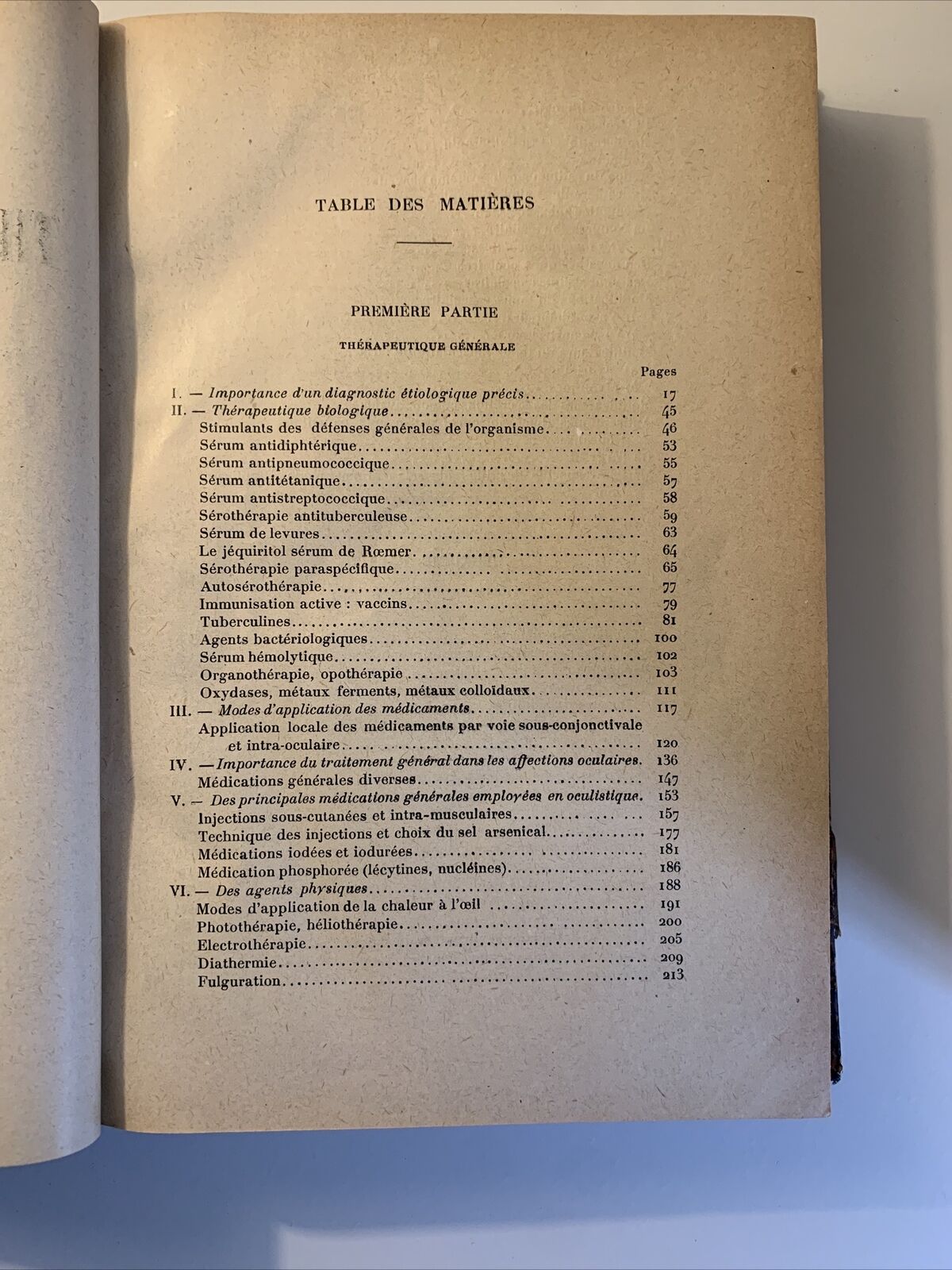 TRAITÉ COMPLET de THÉRAPEUTIQUE OCULAIRE - Dr A. Darier. Jouve Cia Éditeurs 1921