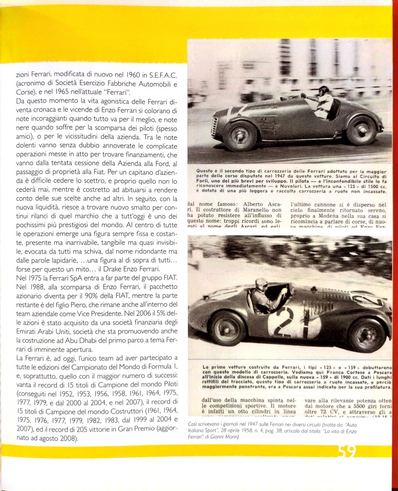 Enzo Ferrari & Maranello Icaro, Artioli Bper, 2010 (Automobilismo auto sportive)