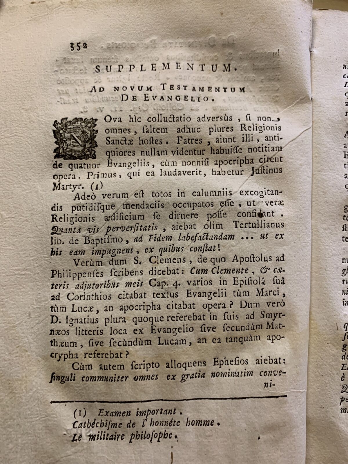 Antico testo religioso 1780  **Raro*