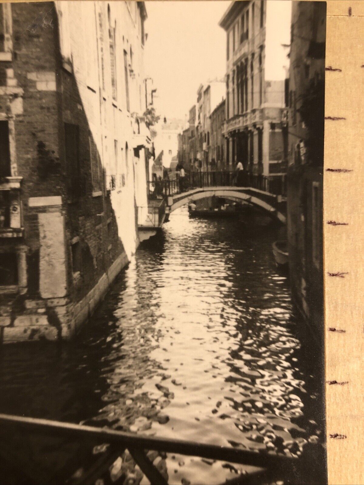 Fotografia VENEZIA originale ponte - 1958, 6x9cm
