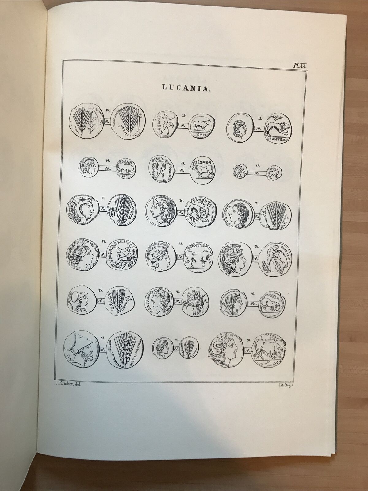 Recherches sur les monnaies de la presqu'ile Italique, L. Sambon. A. Forni #