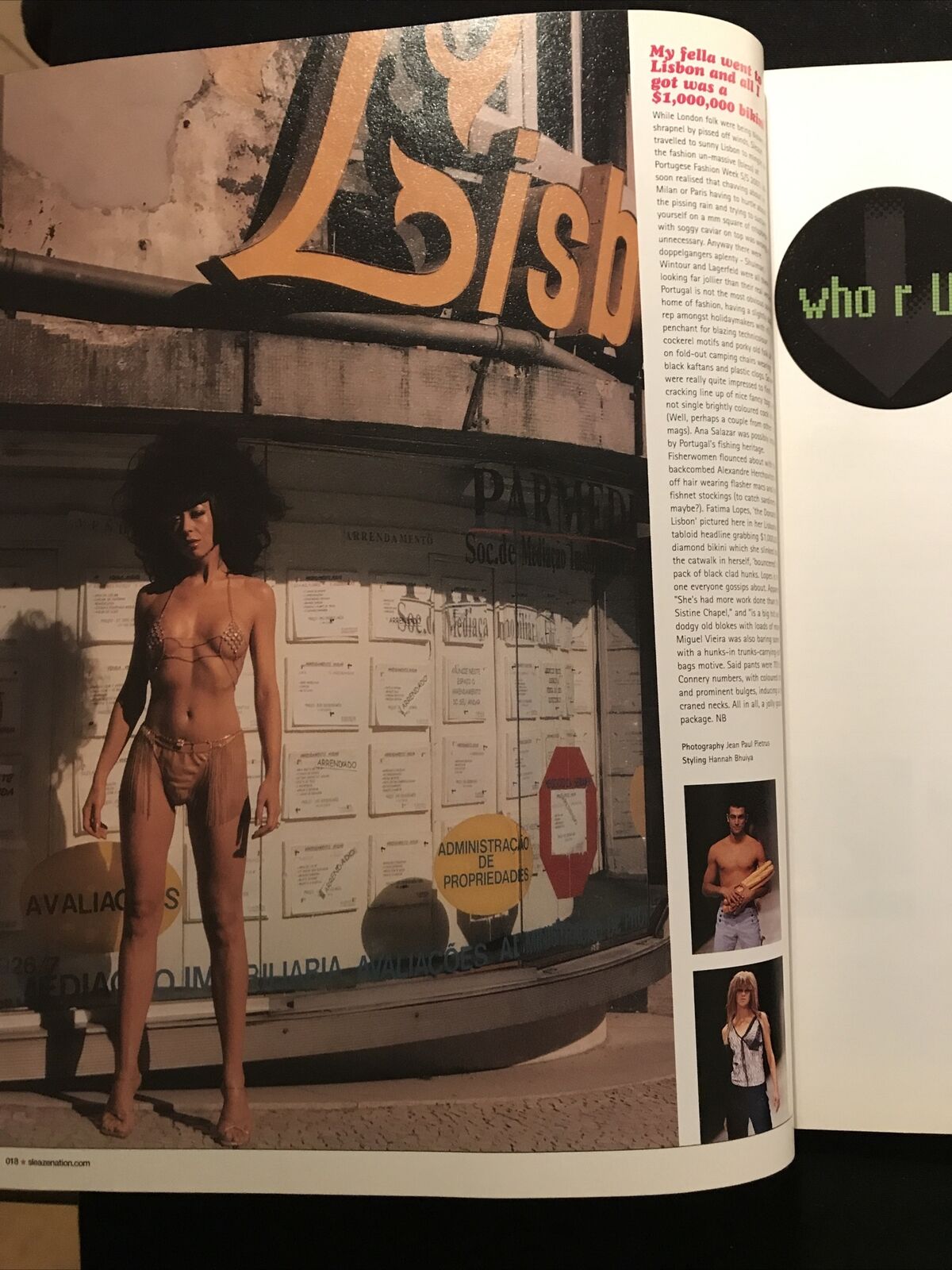 SLEAZENATION  dec/jan 2001 issue 11 Viktor & Rolf Terry Richardson P. Mccarthy #
