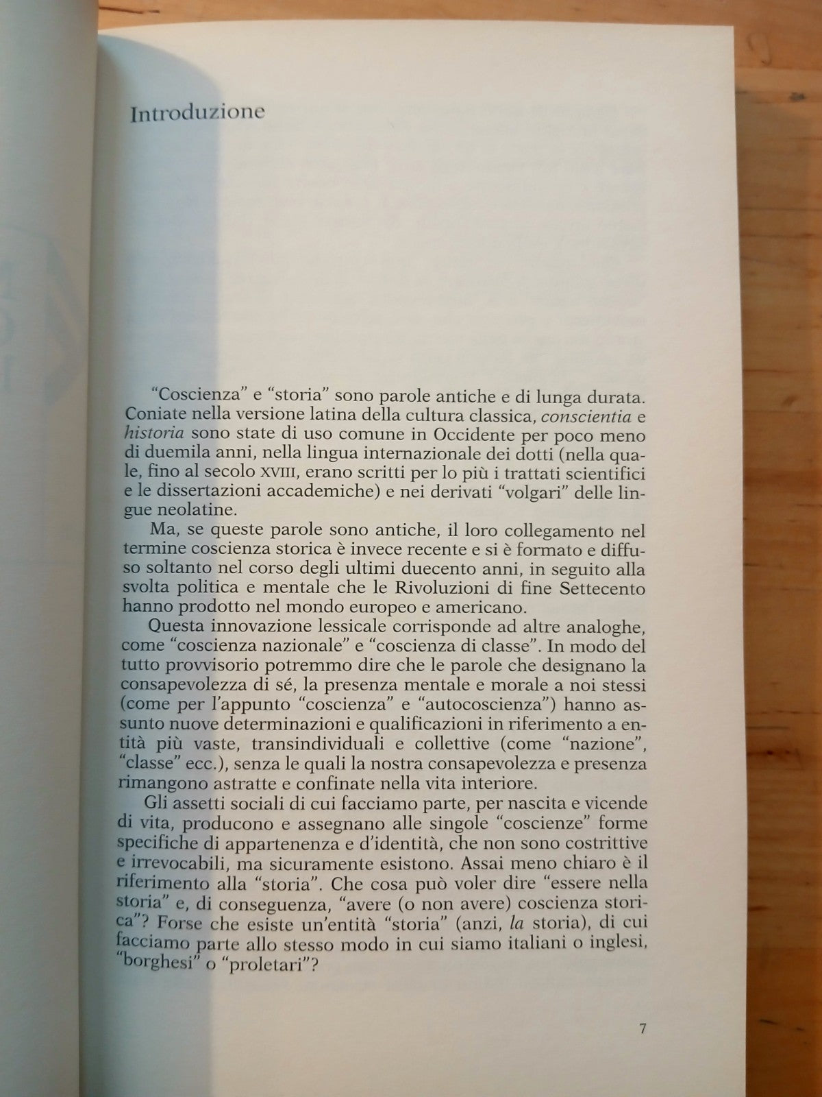 Che cos'è la coscienza storica? Mario Miegge - Feltrinelli 2004