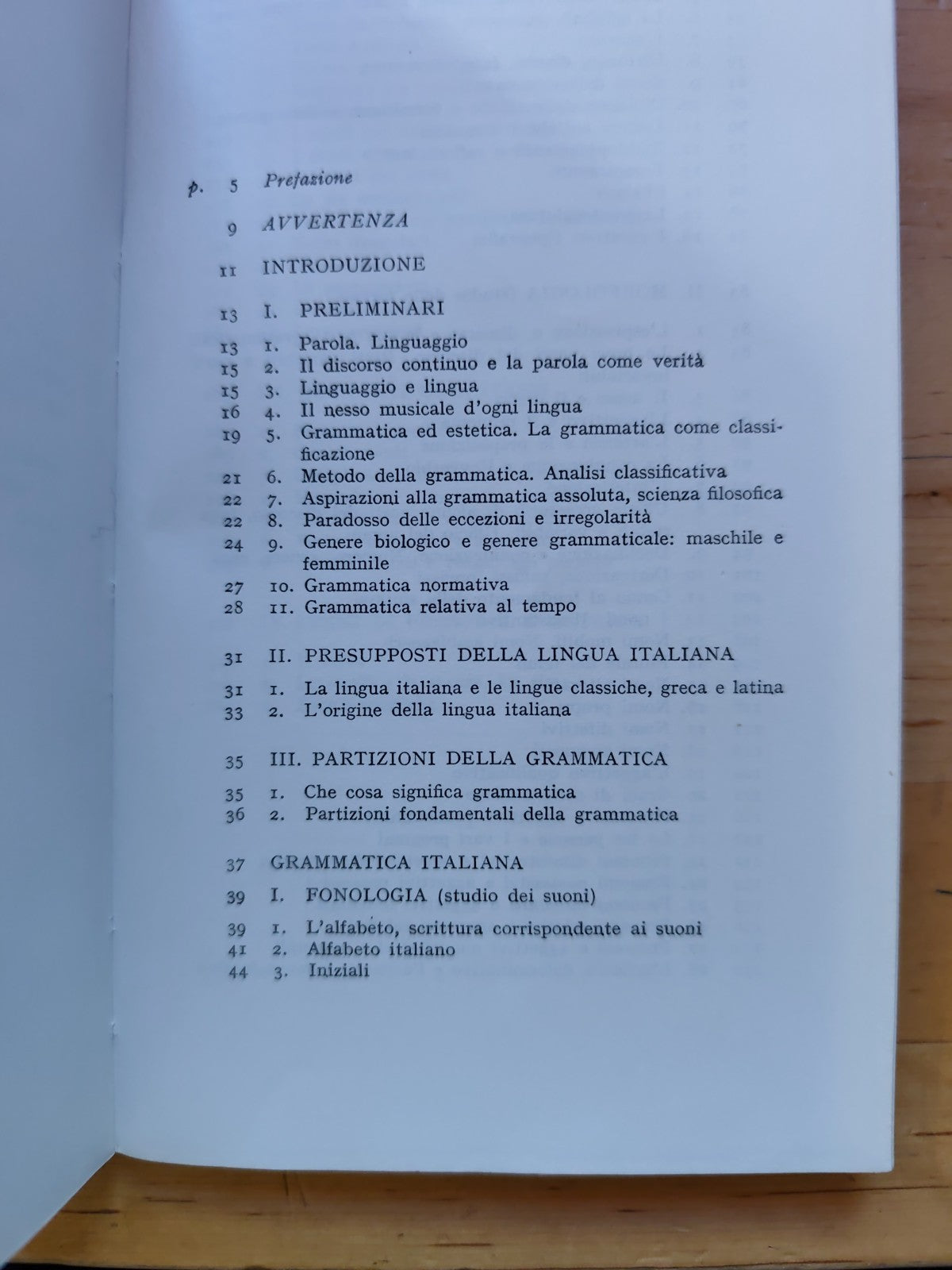 La grammatica Italiana - Francesco Flora, universale Cappelli 1971