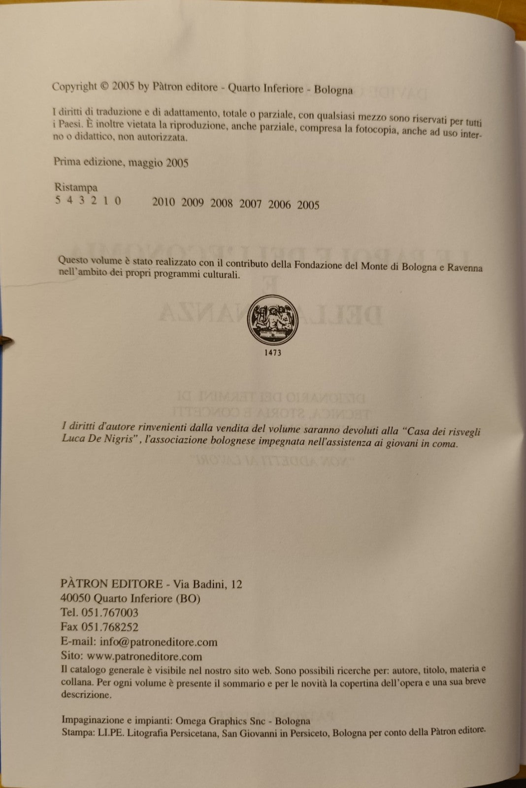 Le parole dell'economia e della Finanza D. Gubellini, Di Carlo, Patron ed. 2005