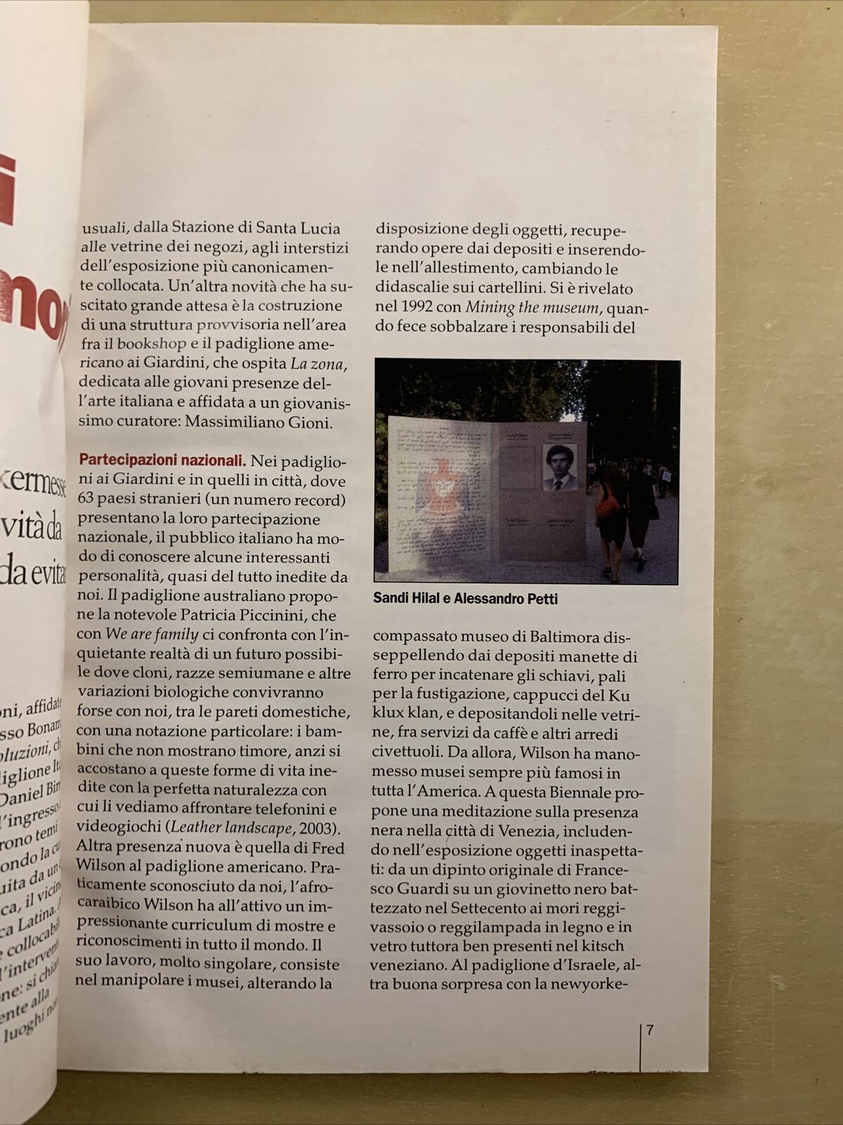 50ª Biennale di Venezia 2003, Editoriale Mondadori #