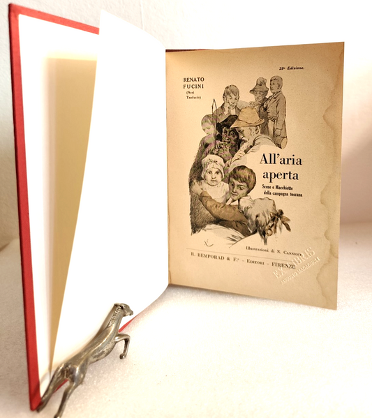 All'aria aperta, Renato Fucini. R. Bemporad scene e macchiette della campagna to