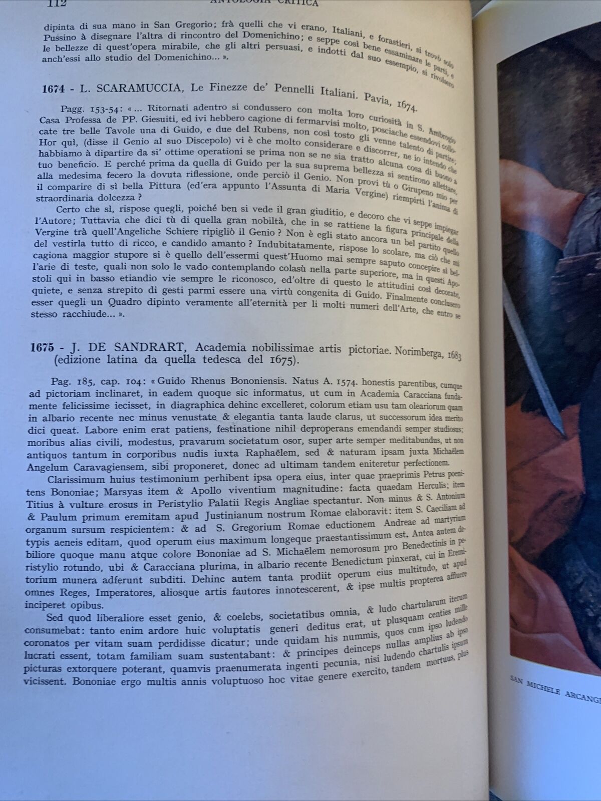 GUIDO RENI. Vallecchi editore. Cesare Gnudi 1955