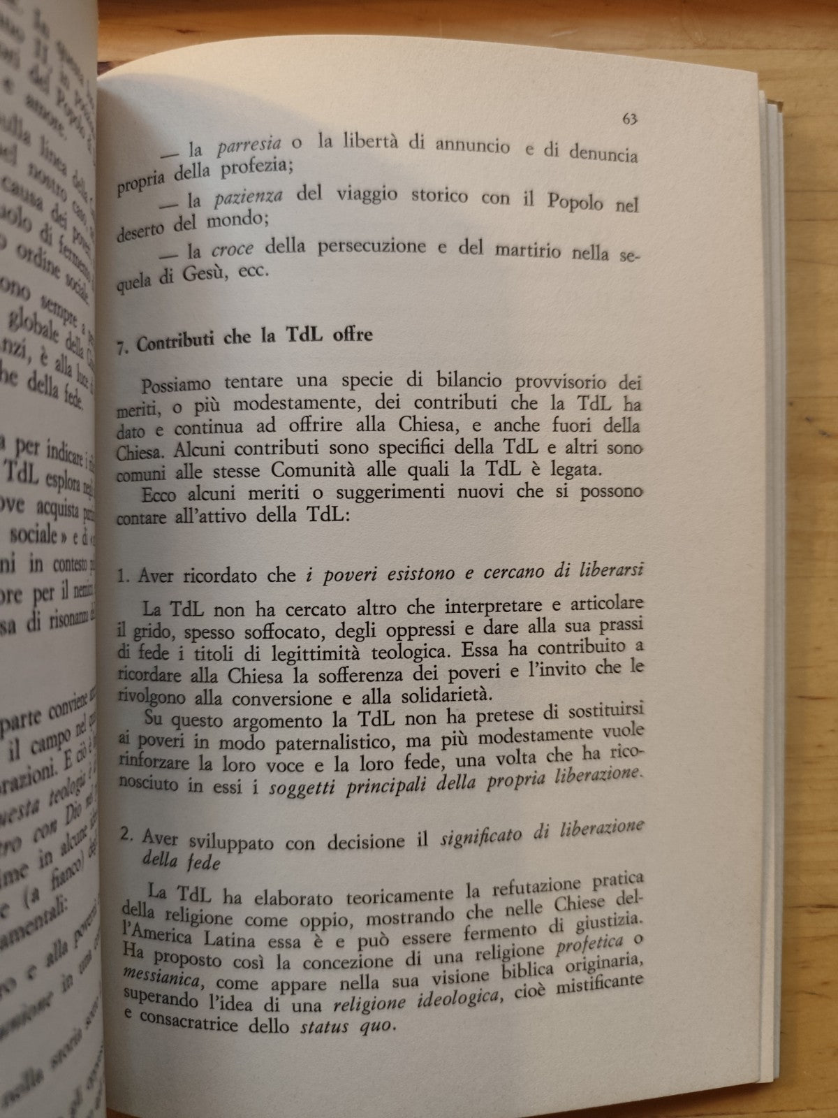 Teologia della liberazione atti del convegno nazionale di testimonianze 1985