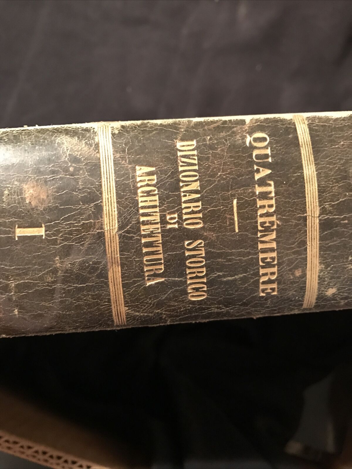 Dizionario storico di Architettura, A. Mainardi, F.lli Negretti ed. 1842 VOL 1