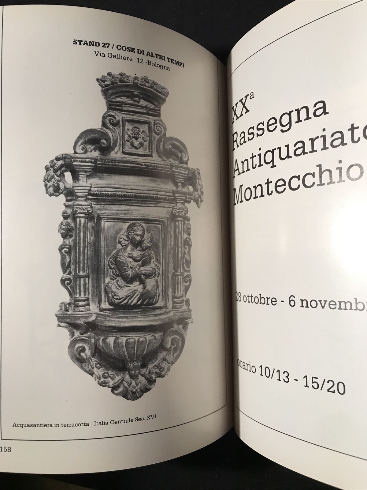 Antiquariato Bologna -  Mostra mercato Nazionale dell'antiquariato 1a edizione