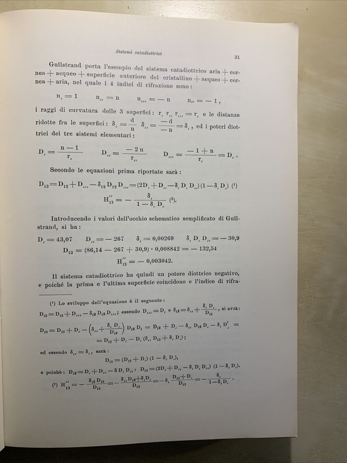 ELEMENTI DI DIOTRICA OCULARE - GIROLAMO LO CASCIO 1955 #
