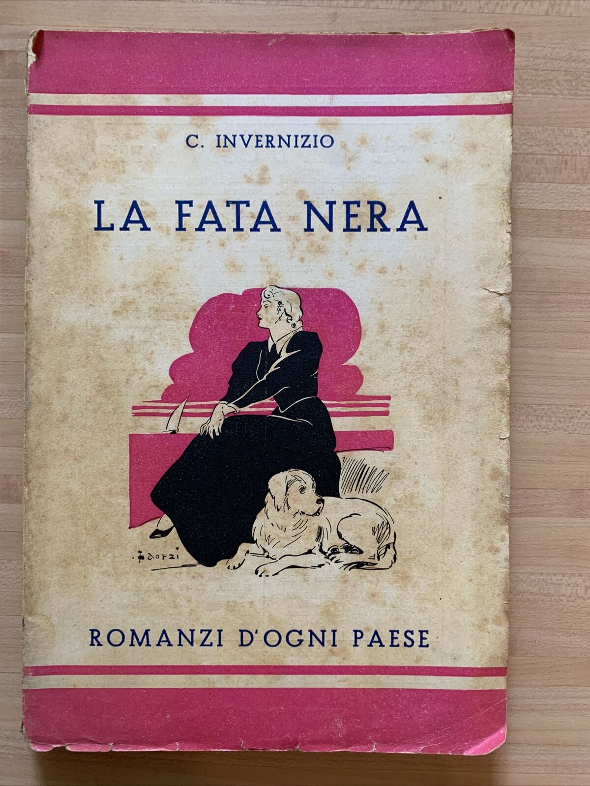 LA FATA NERA - C. INVERNIZZO, SALANI EDITORE. Romanzi d'ogni paese 1941 #